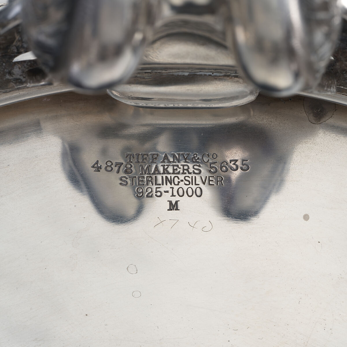 Ice Cream Plate from Mackay Service, Tiffany &amp; Co. (1837–present), Silver, American