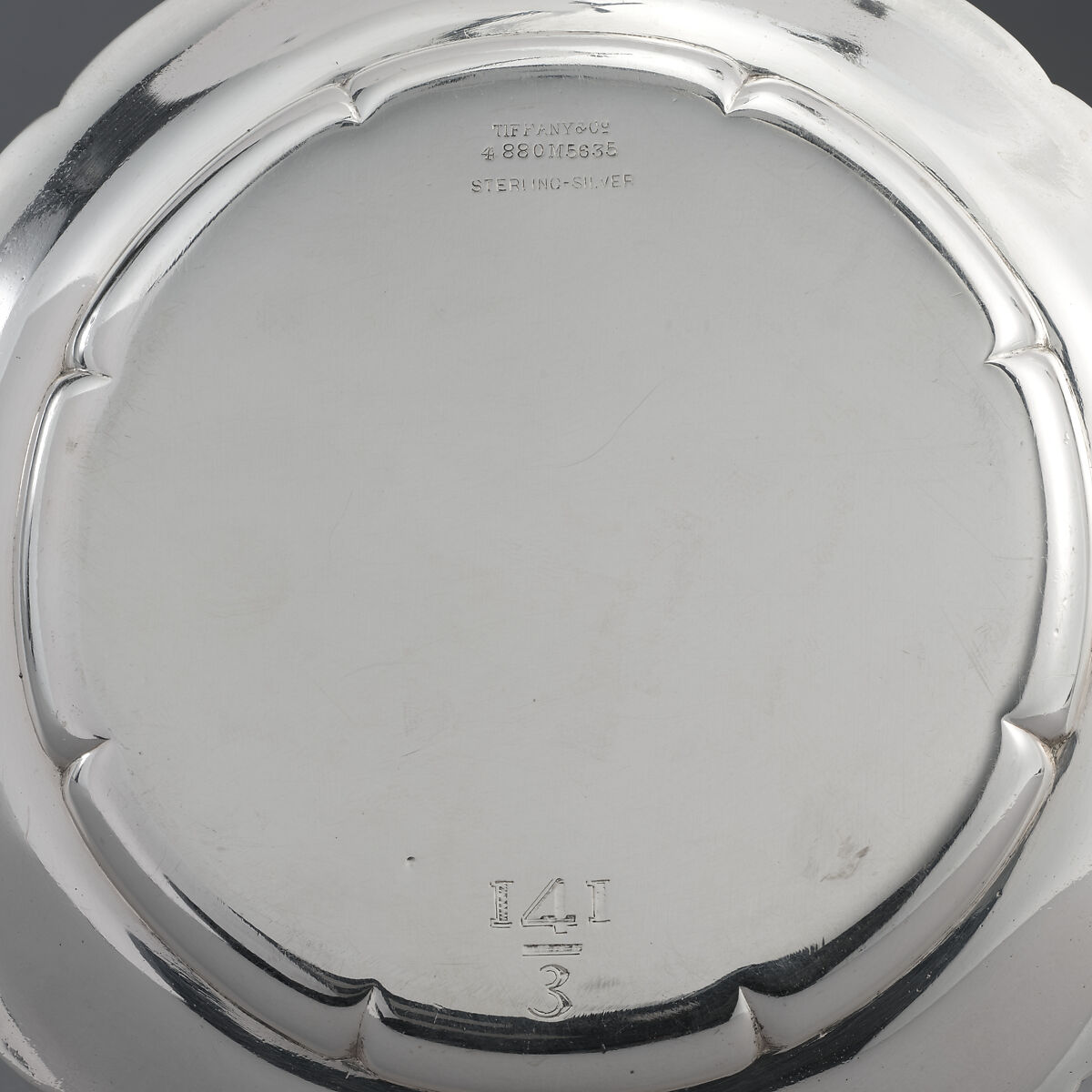Ice Cream Plate from Mackay Service, Tiffany &amp; Co. (American, New York, NY, 1837–present), Silver, American