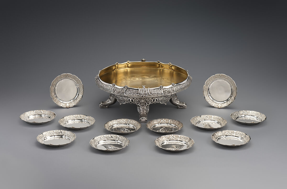 Ice Cream Plate from Mackay Service, Tiffany &amp; Co. (American, New York, NY, 1837–present), Silver, American