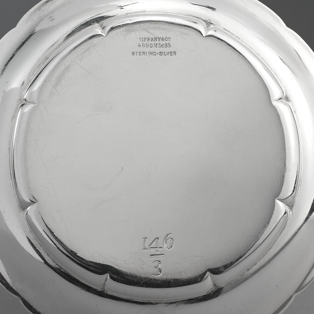 Ice Cream Plate from Mackay Service, Tiffany &amp; Co. (1837–present), Silver, American