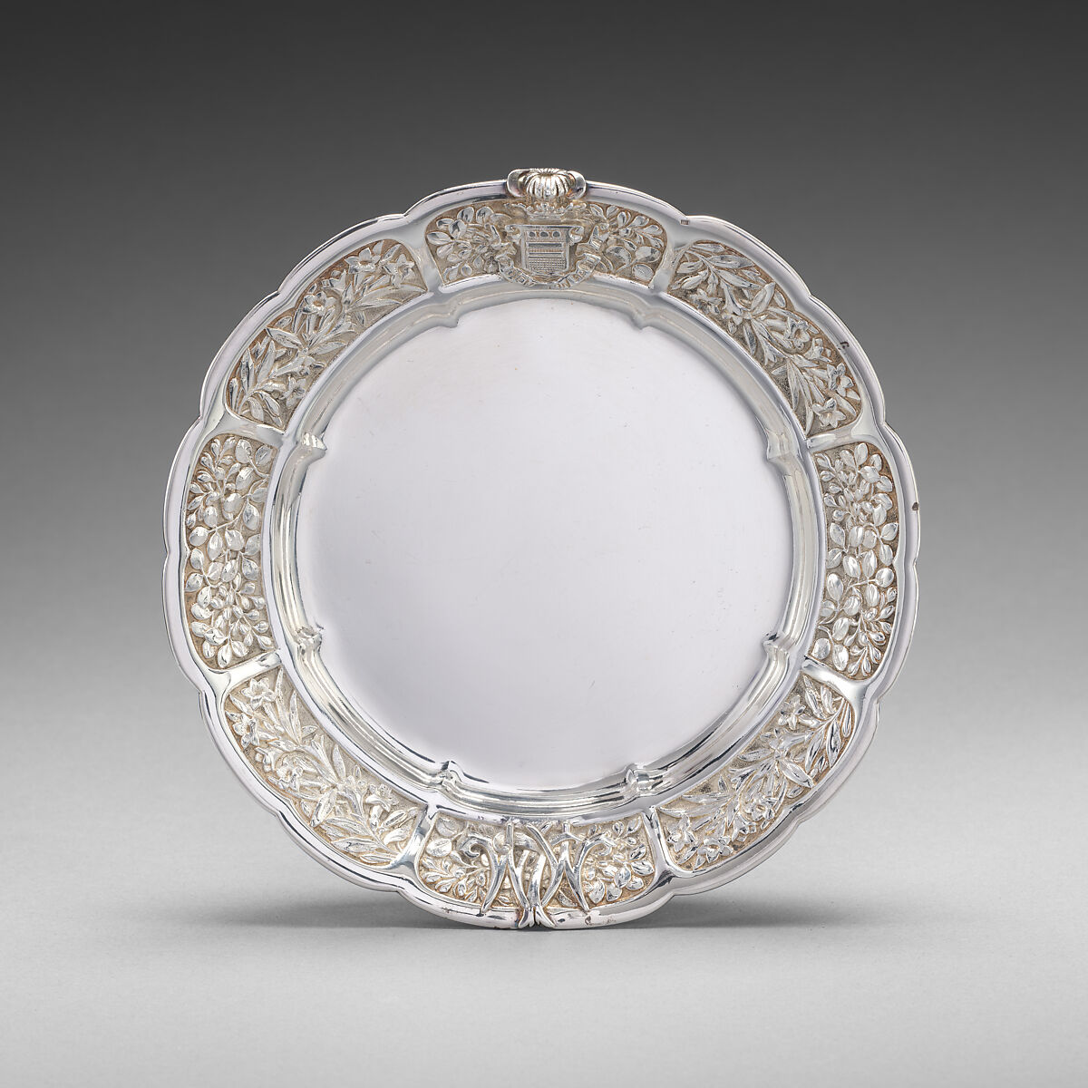 Ice Cream Plate from Mackay Service, Tiffany &amp; Co. (1837–present), Silver, American