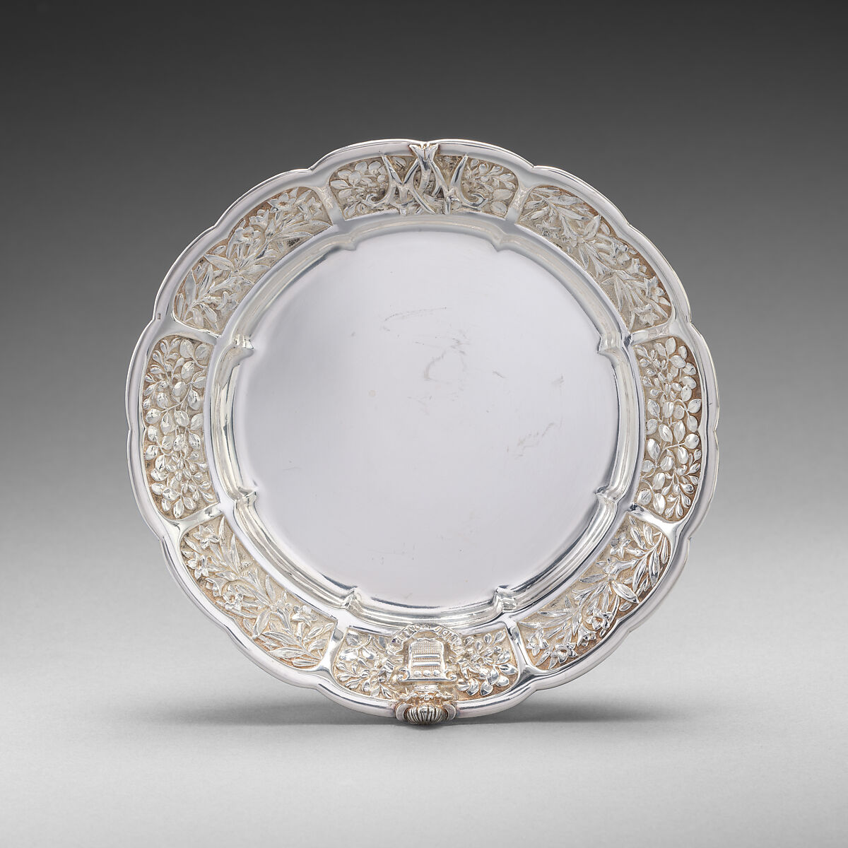 Ice Cream Plate from Mackay Service, Tiffany &amp; Co. (1837–present), Silver, American 