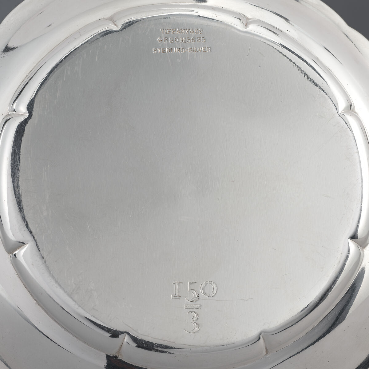 Ice Cream Plate from Mackay Service, Tiffany &amp; Co. (1837–present), Silver, American