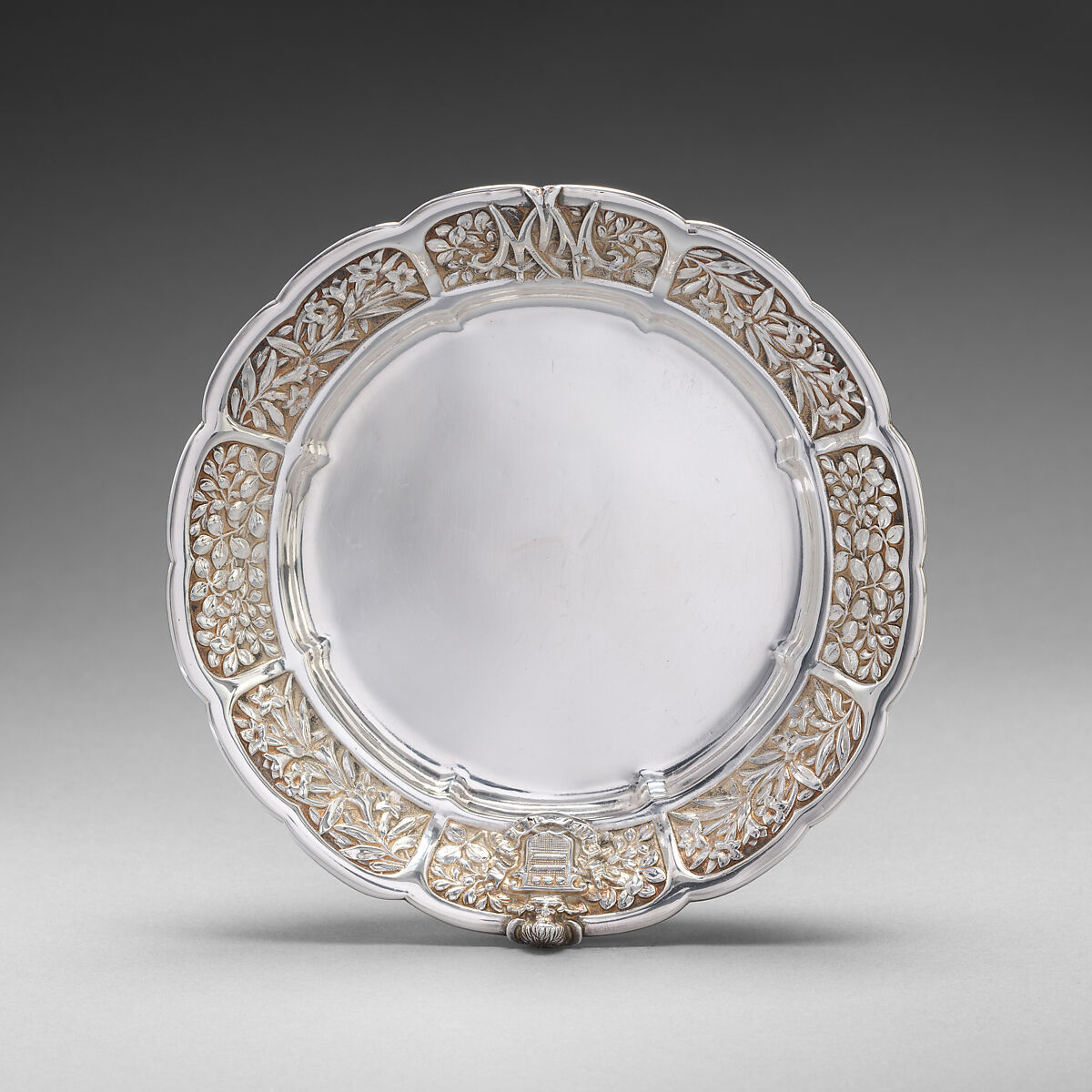 Ice Cream Plate from Mackay Service, Tiffany &amp; Co. (1837–present), Silver, American 