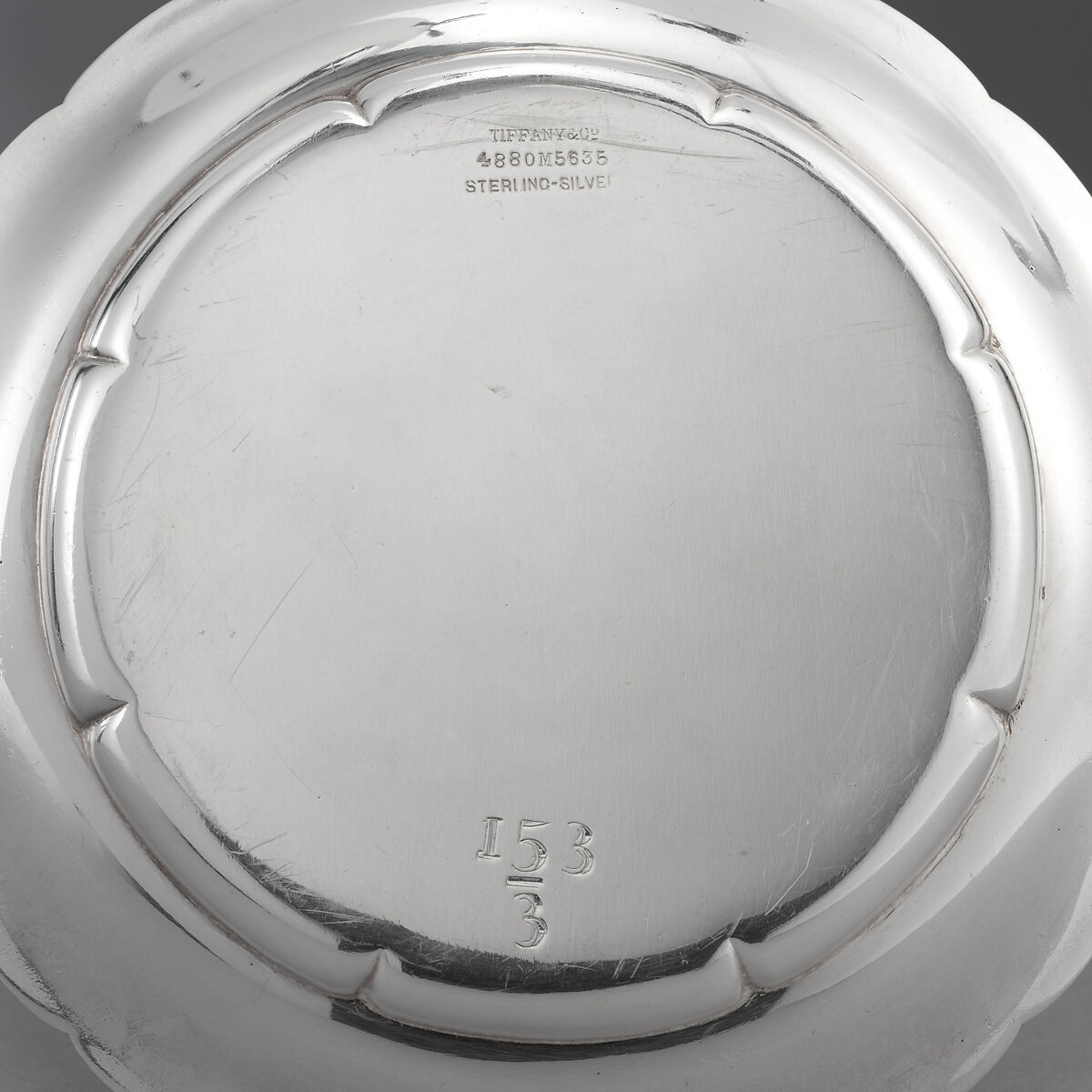 Ice Cream Plate from Mackay Service, Tiffany &amp; Co. (1837–present), Silver, American