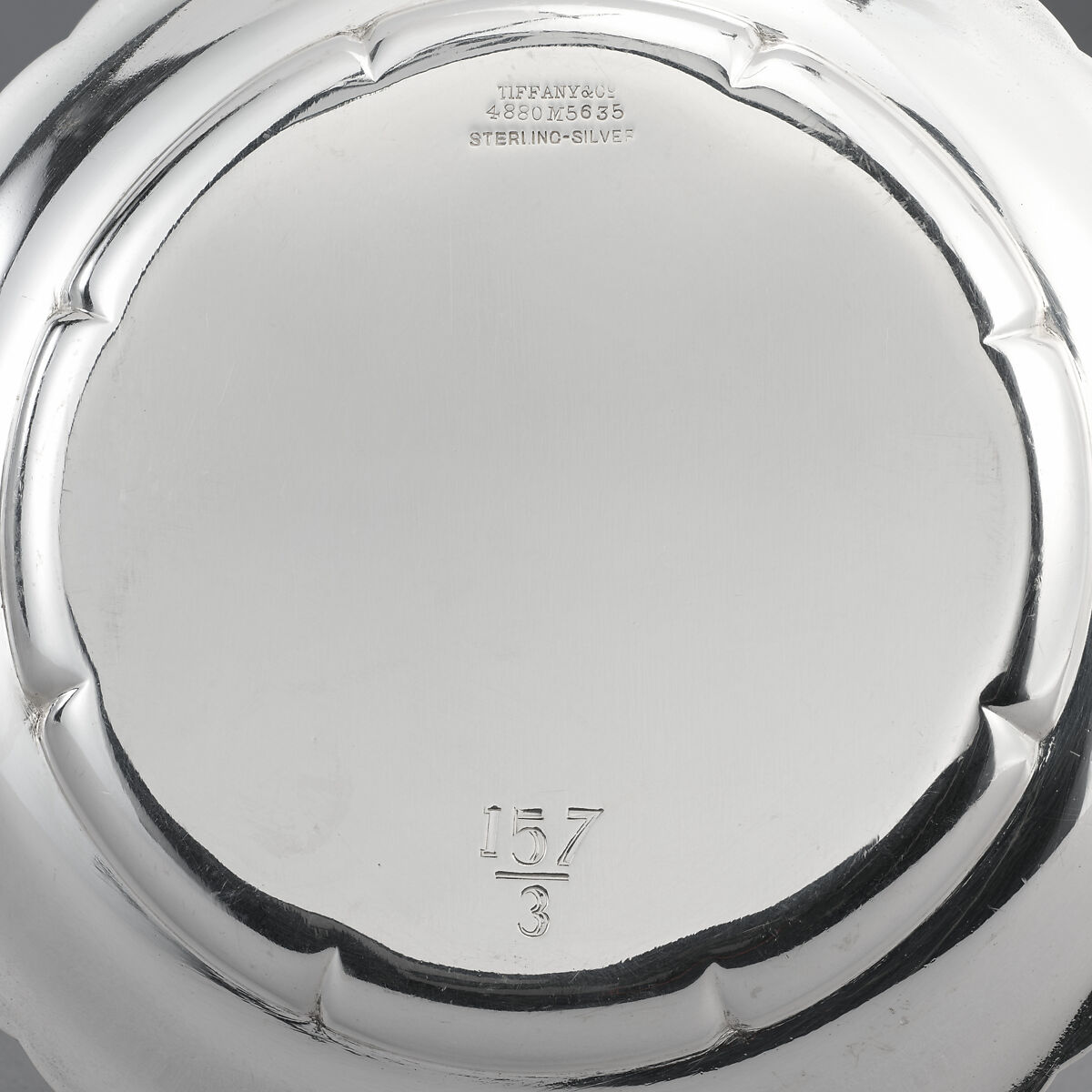 Ice Cream Plate from Mackay Service, Tiffany &amp; Co. (1837–present), Silver, American