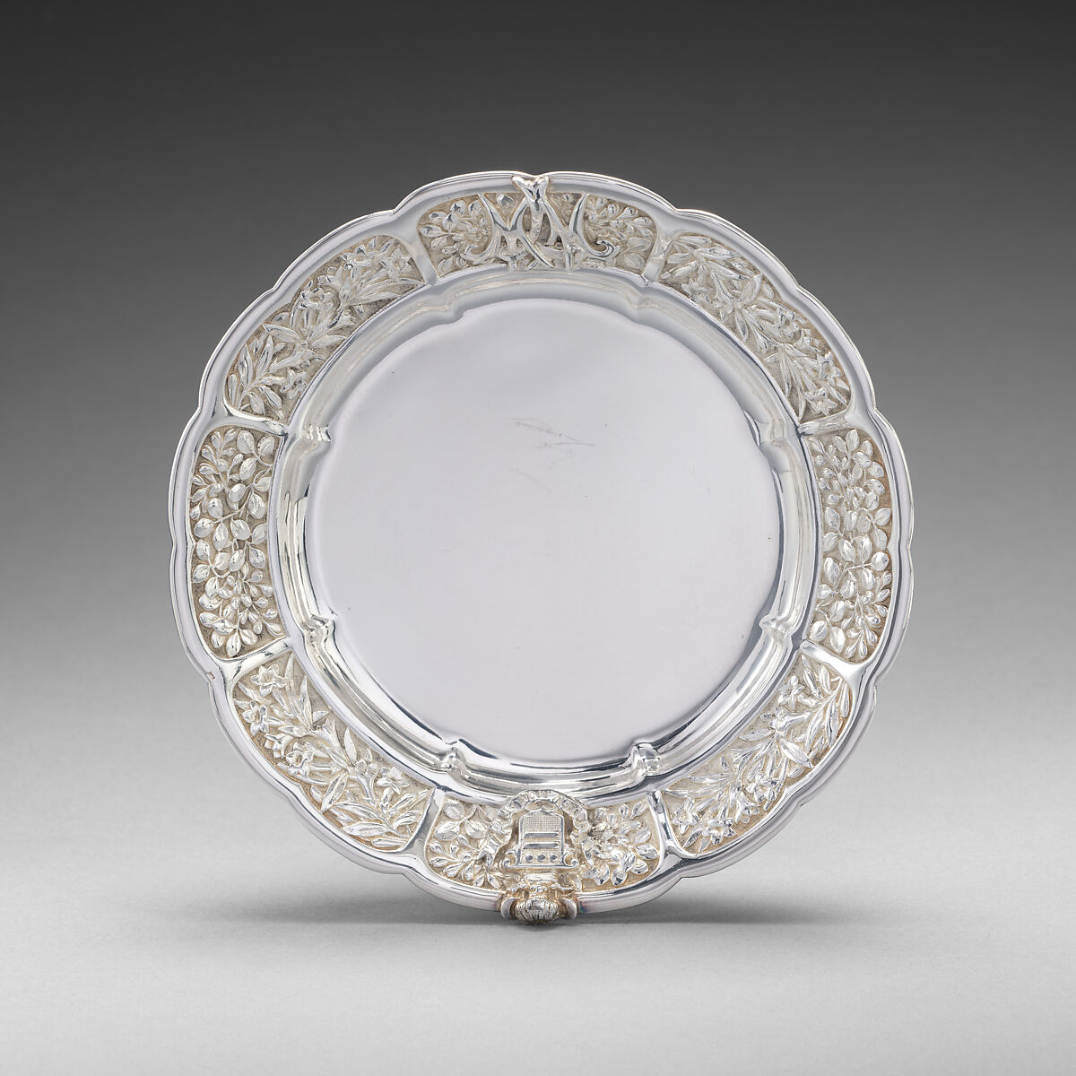 Ice Cream Plate from Mackay Service, Tiffany &amp; Co. (1837–present), Silver, American 