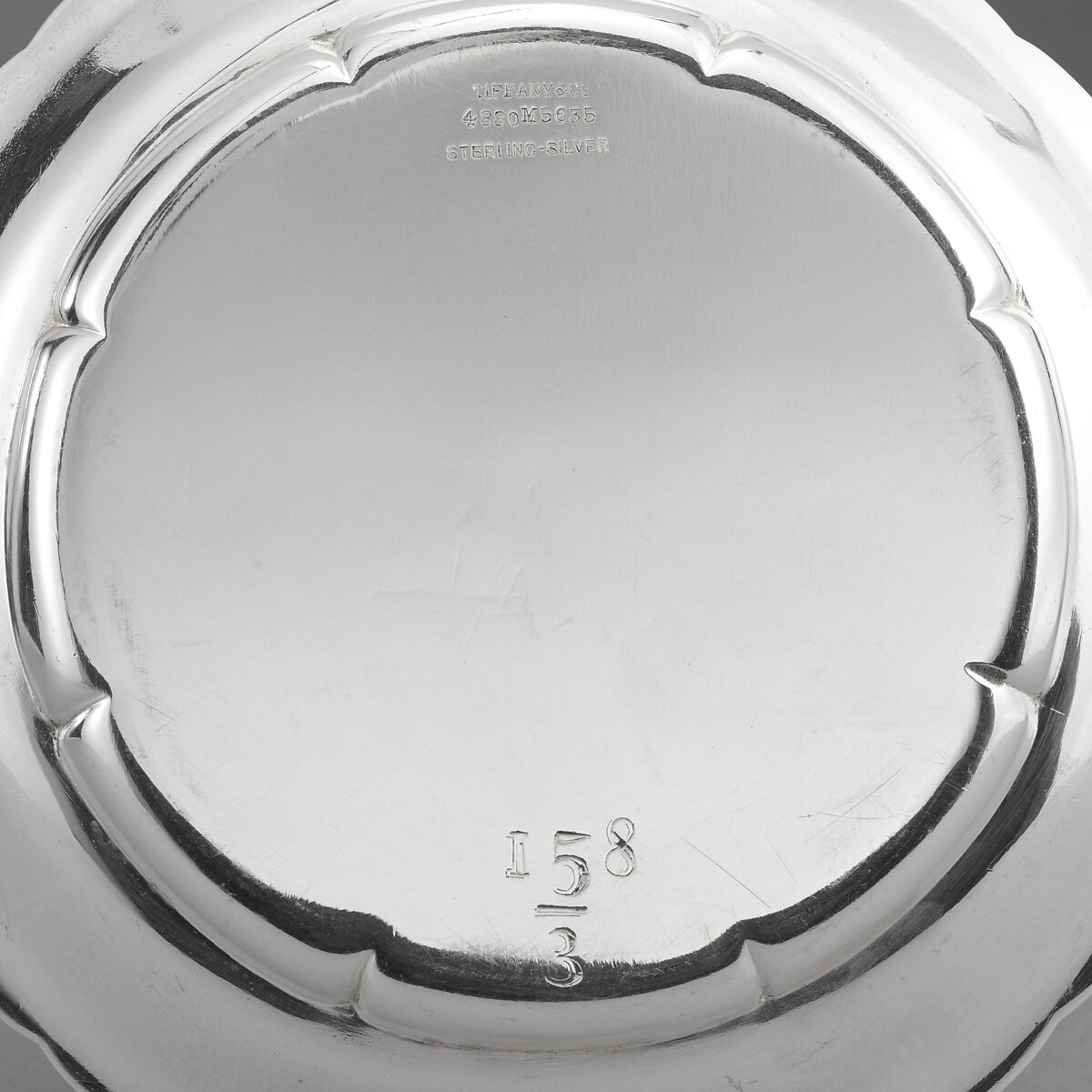 Ice Cream Plate from Mackay Service, Tiffany &amp; Co. (1837–present), Silver, American