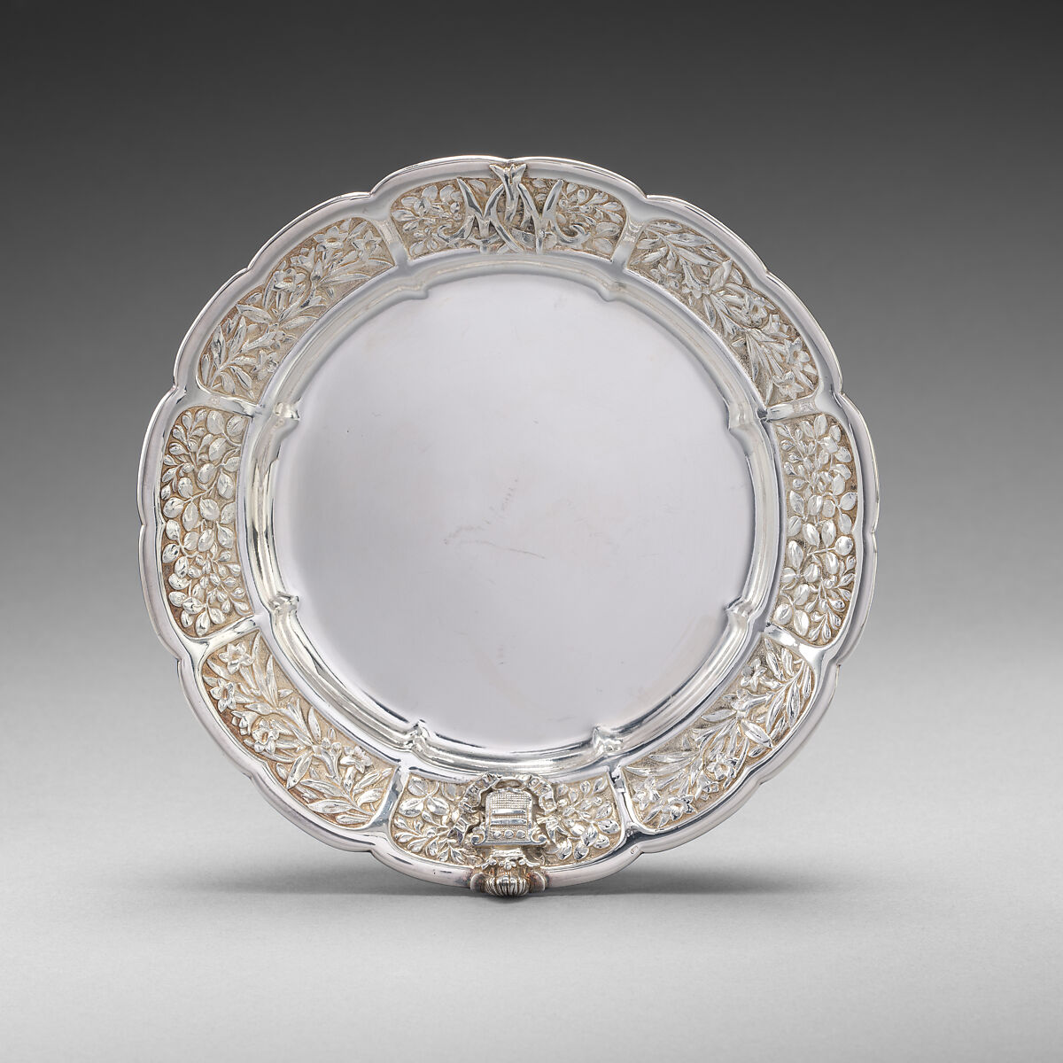 Ice Cream Plate from Mackay Service, Tiffany &amp; Co. (1837–present), Silver, American 