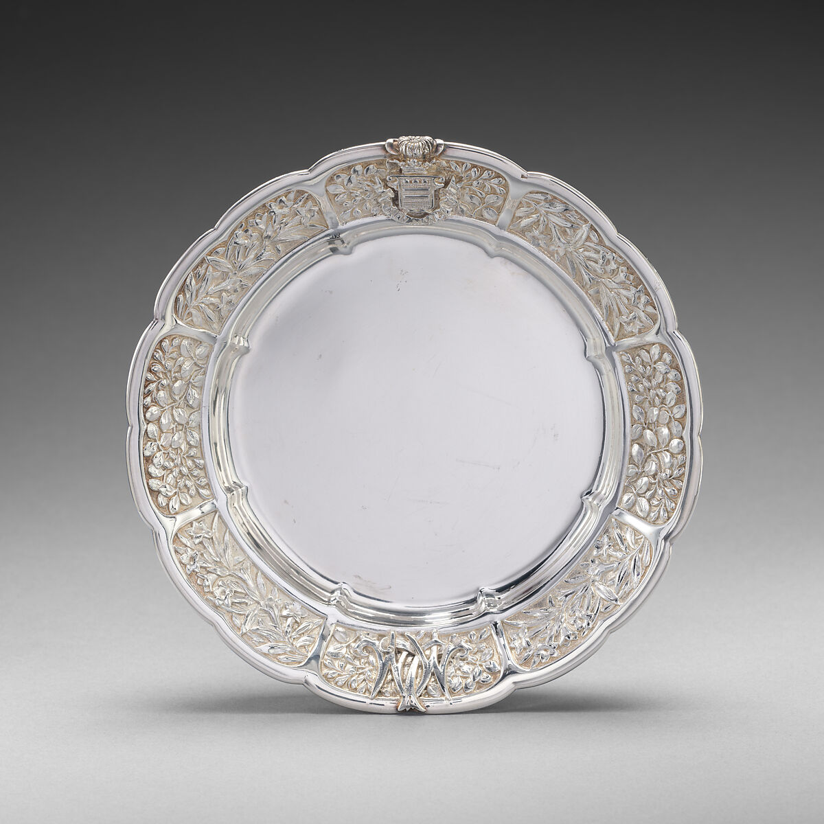 Ice Cream Plate from Mackay Service, Tiffany &amp; Co. (1837–present), Silver, American