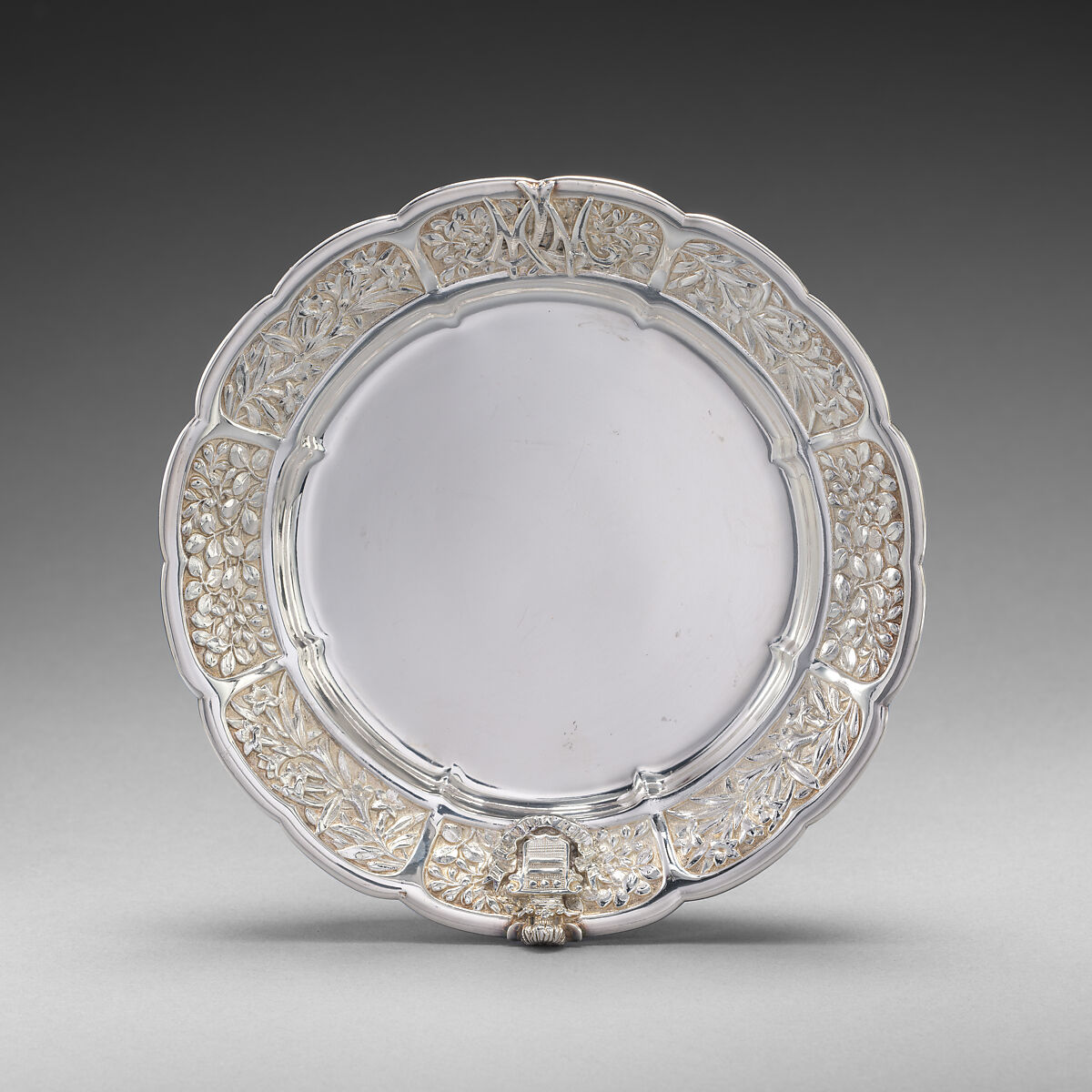 Ice Cream Plate from Mackay Service, Tiffany &amp; Co. (1837–present), Silver, American 