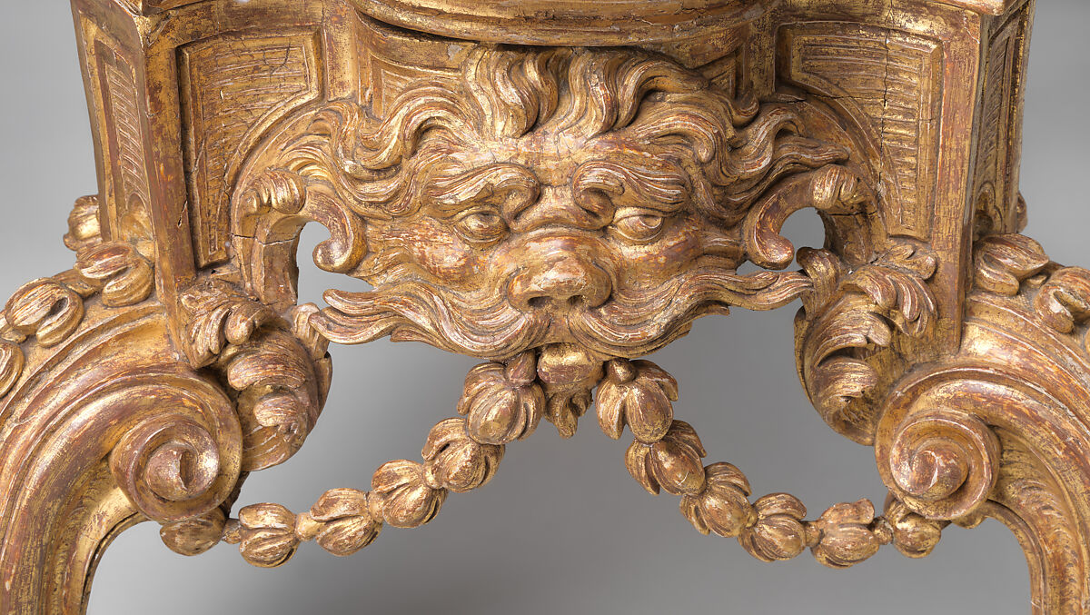 Pair of tripod candlestands or torchères, Thomas Chippendale (British, baptised Otley, West Yorkshire 1718–1779 London)  , after a manuscript design, Carved and gilded wood (pine?), British