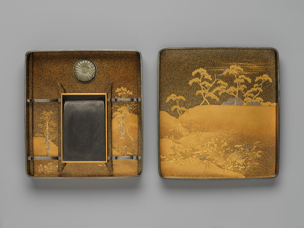 Igarashi Fujin 五十嵐不尽 - Writing box (suzuribako) with