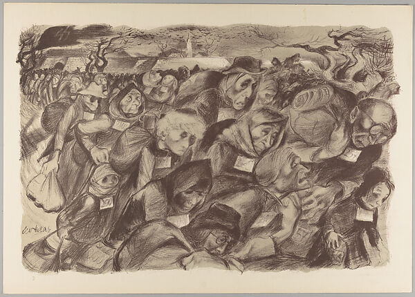 12 původních litografií z německých koncentračních táborů, Leo Haas (German, 1901–1983)