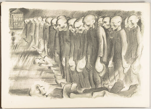 12 původních litografií z německých koncentračních táborů, Leo Haas (German, 1901–1983)