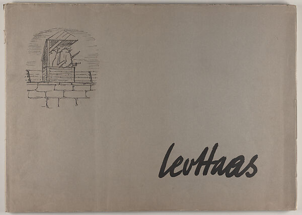 12 původních litografií z německých koncentračních táborů, Leo Haas (German, 1901–1983)