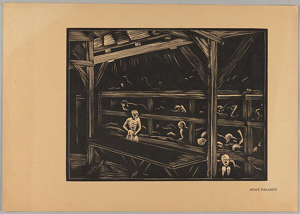 Soubor dřevorytů z koncentračního tábora, Bohumil Stibor (Czechoslovakian)