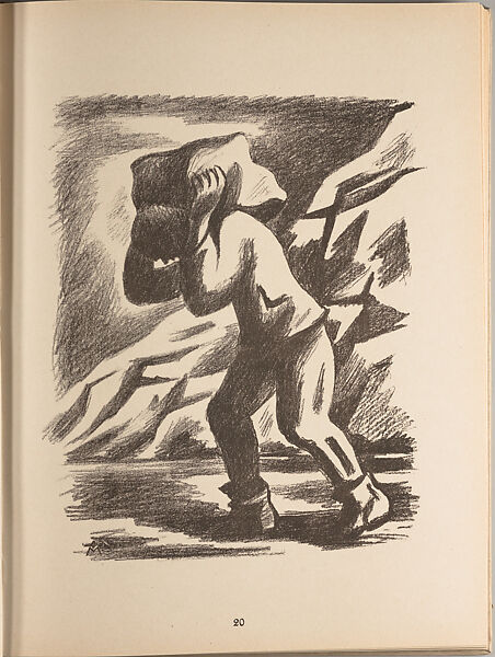 Kresby z koncentráku : 61 puvodnich litografií, Ota Matoušek (Czechoslovakian, 1890–1977)