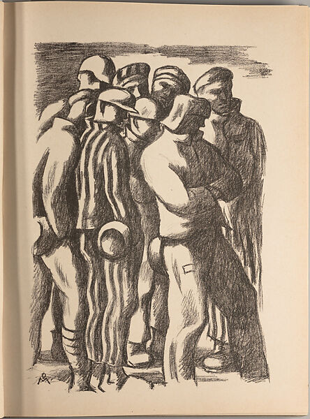 Kresby z koncentráku : 61 puvodnich litografií, Ota Matoušek (Czechoslovakian, 1890–1977)