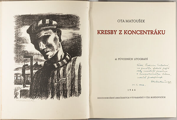Kresby z koncentráku : 61 puvodnich litografií, Ota Matoušek  Czechoslovakian