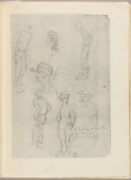Dora, Auschwitz, Buchenwald, Bergen-Belsen, croquis clandestins, Léon Delarbre (French, 1889–1974)
