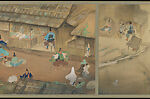 Handscroll of Tyrannical Government, Painting by Itō Ryūgai (Japanese, 1880–1960), Handscroll: ink and color on silk, Japan