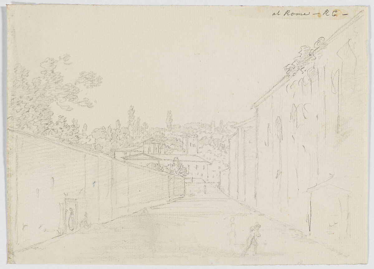 At Rome, Richard Cooper II (British, Edinburgh, Scotland 1740–1822 Eltham, Kent), Graphite 