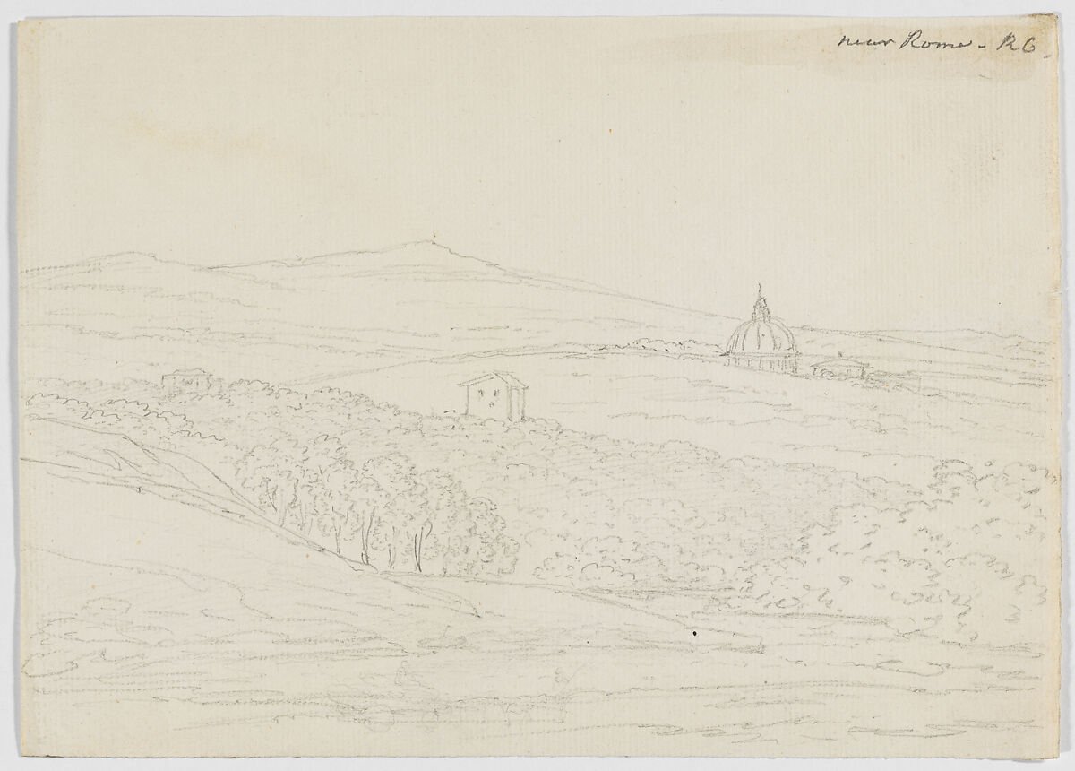 Near Rome, Richard Cooper II (British, Edinburgh, Scotland 1740–1822 Eltham, Kent), Graphite 