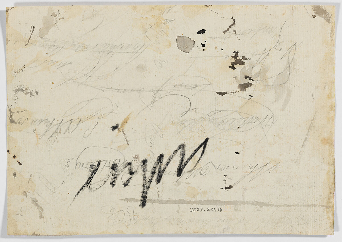 Part of the Walls at Rome, Richard Cooper II (British, Edinburgh, Scotland 1740–1822 Eltham, Kent), Pen and iron gall ink and gray wash over graphite