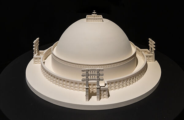 Model of a stupa, Built by The Irwin S. Chanin School of Architecture of The Cooper Union, New York 