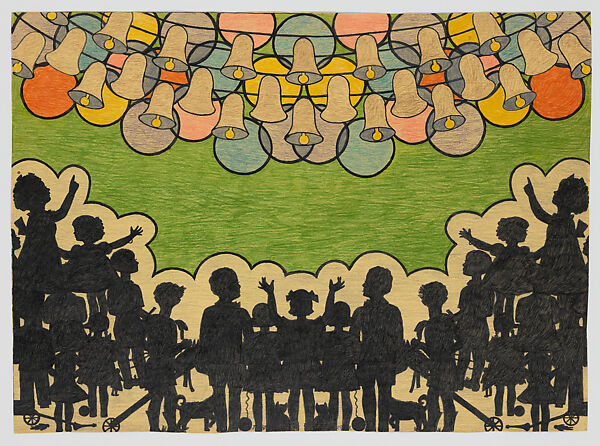 Eugene Field (1850–1895), Mary Sully (Dakota, 1896–1963), Colored pencil, wax crayon, ink, and graphite on paper, Dakota