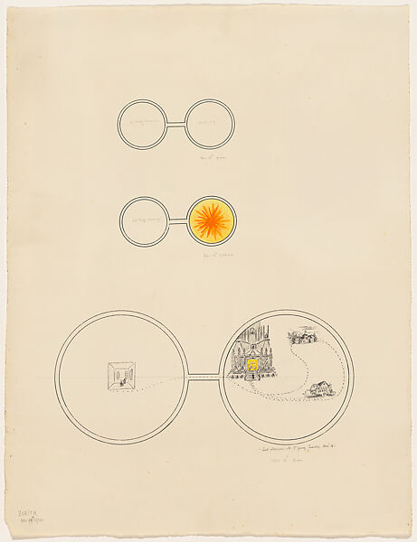 Last Interview wIth Professor Jung, Herbert E. Crowley (British, Eltham, Kent 1873–1937 Ascona, Switzerland), Graphite, ink and watercolor 