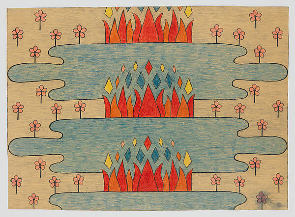 Fiorello La Guardia (1882–1947), Mary Sully (Dakota, 1896–1963), Colored pencil, wax crayon, ink, and graphite on paper, Dakota