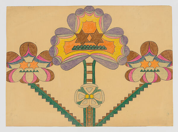 Lunt & Fontanne (Alfred Lunt, 1892–1977, and Lynn Louise Fontanne, 1887–1983), Mary Sully (Dakota, 1896–1963), Colored pencil, wax crayon, ink, and graphite on paper, Dakota