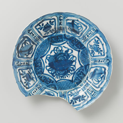 Kraak porcelain plate from De Witte Leeuw