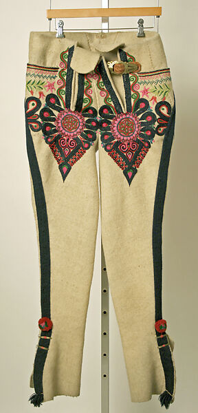 Ensemble, (a, b, e) wool
(c, d, f, g) leather
(h) wood, Polish