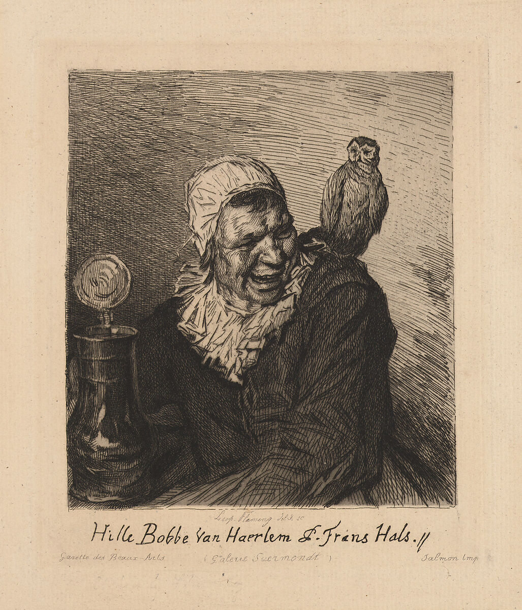 Hille Bobbe, Léopold Flameng (French (born Belgium), Brussels 1831–1911 Paris), Etching 