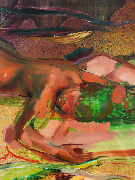 Lovers at Night, Doron Langberg (Israeli, born Yokne'am Moshava 1985), Oil on linen