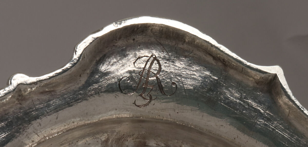 Pair of royal German silver four-light candelabra, Christian Heinrich Ingermann (German, 1713–1778), Cast, chased and engraved silver, German, Dresden