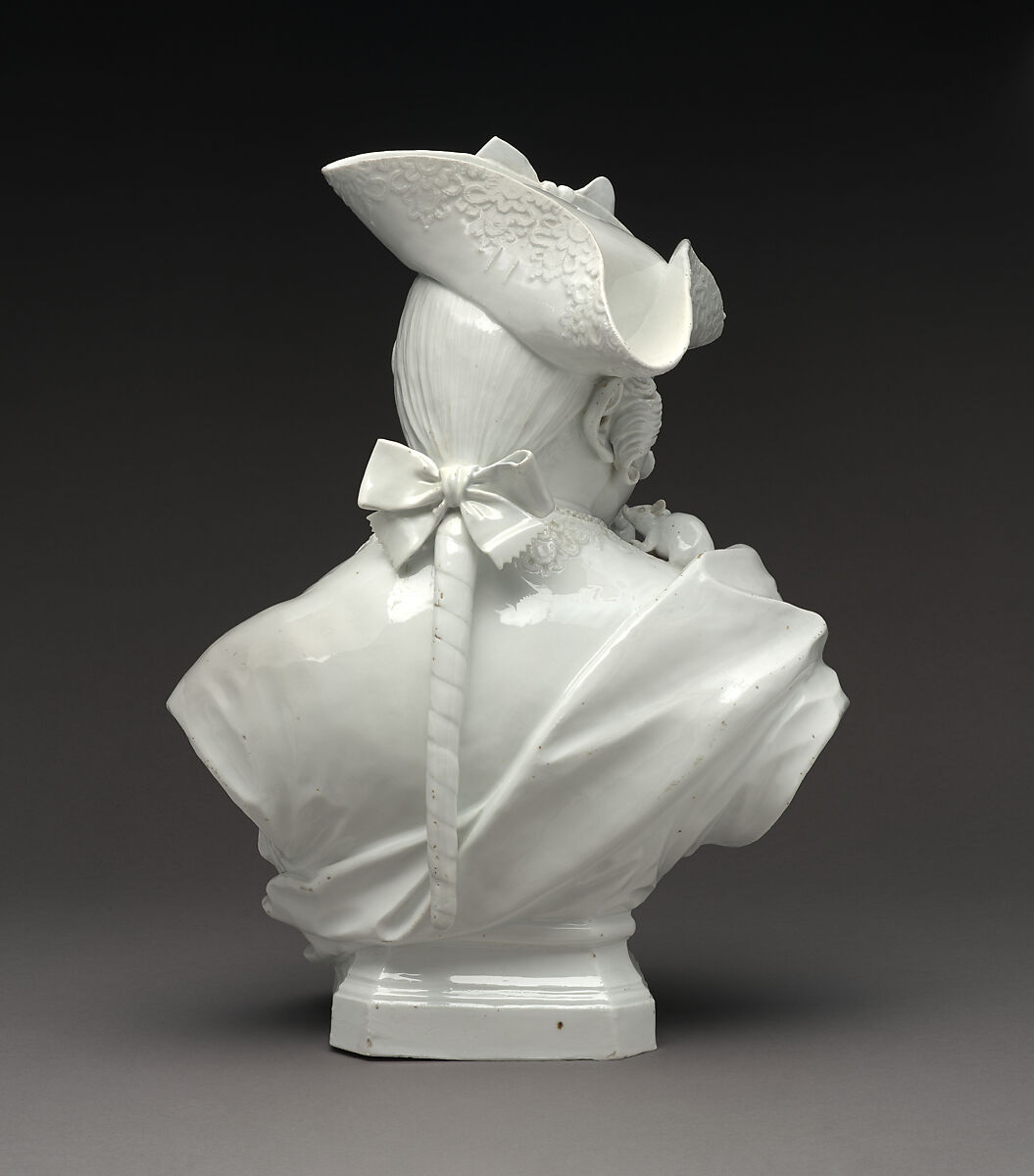 Bust of "Baron" Schmiedel, Meissen Manufactory (German, 1710–present), Hard-paste porcelain, German, Meissen