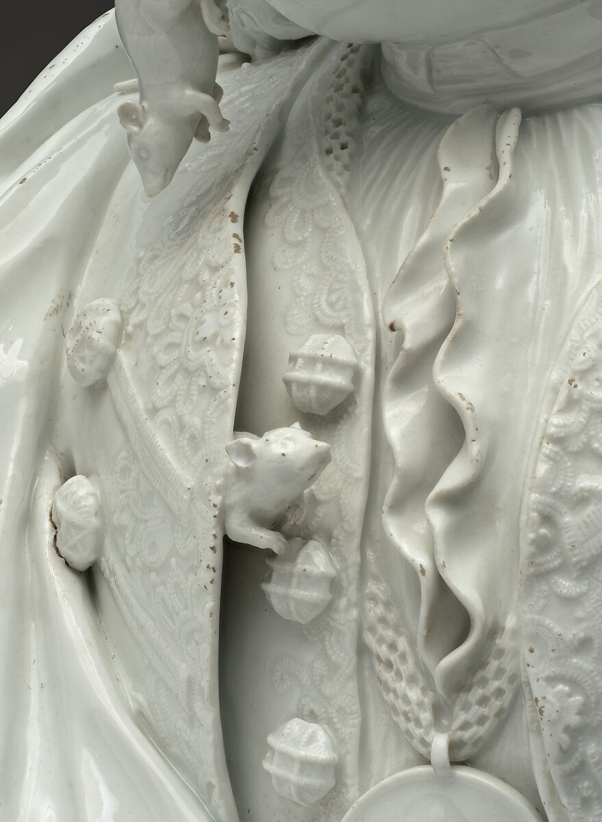 Bust of "Baron" Schmiedel, Meissen Manufactory (German, 1710–present), Hard-paste porcelain, German, Meissen