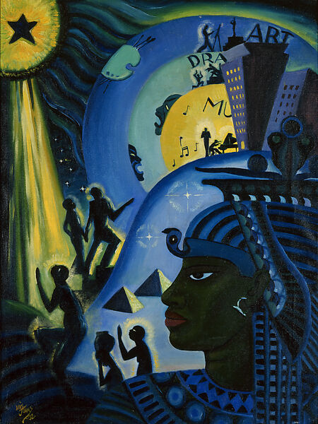 The Ascent of Ethiopia, Loïs Mailou Jones  American, Oil on canvas