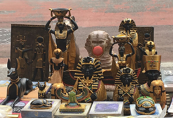 Black Egypt, Fred Wilson  American, Postcard
