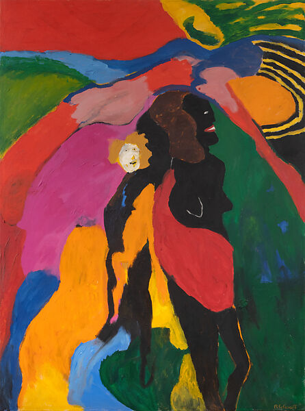 Nubian Queen, Robert Colescott  American, Acrylic on canvas