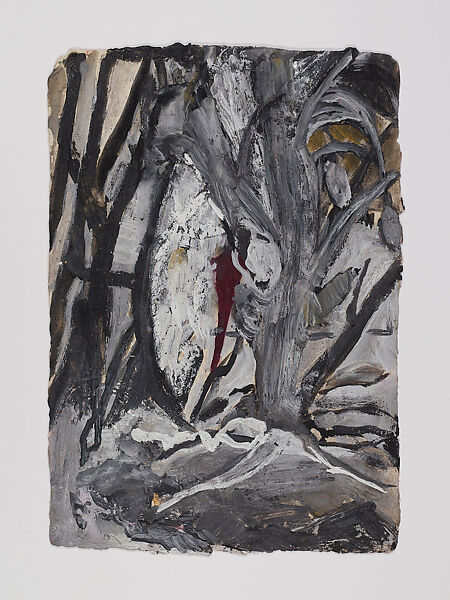 City by the River - Amazon, Anna Boghiguian (Egyptian, born Cairo 1946), Graphite, encaustic, gouache and colored pencil on khadi paper, in eleven sheets