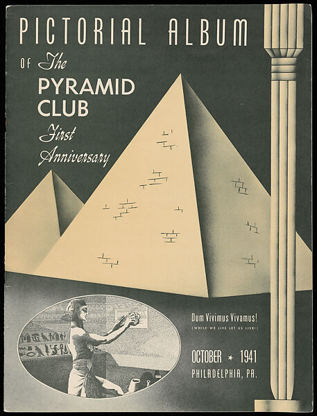 Pictorial Album of the Pyramid Club, Pyramid Club  American, Ink on paper