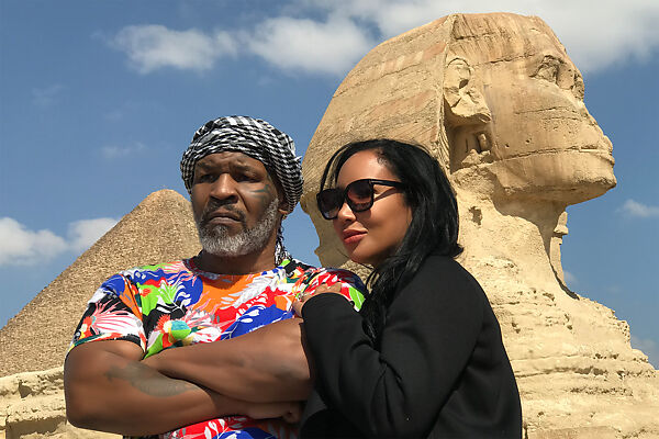 Mike and Kiki Tyson at Giza, Ahmed Shehaby, Inkjet print