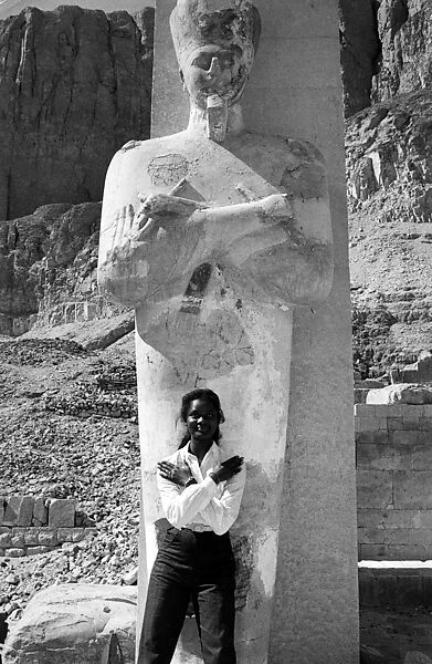 Barbara Chase-Riboud ​at Deir el-Bahri, René Burri  Swiss, Inkjet print