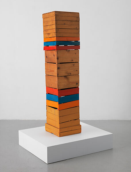 Stele, Mildred Thompson  American, Acrylic on found wood