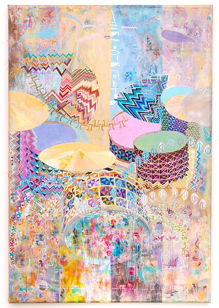 Message from Tehuti, Jeff Donaldson  American, Acrylic on canvas